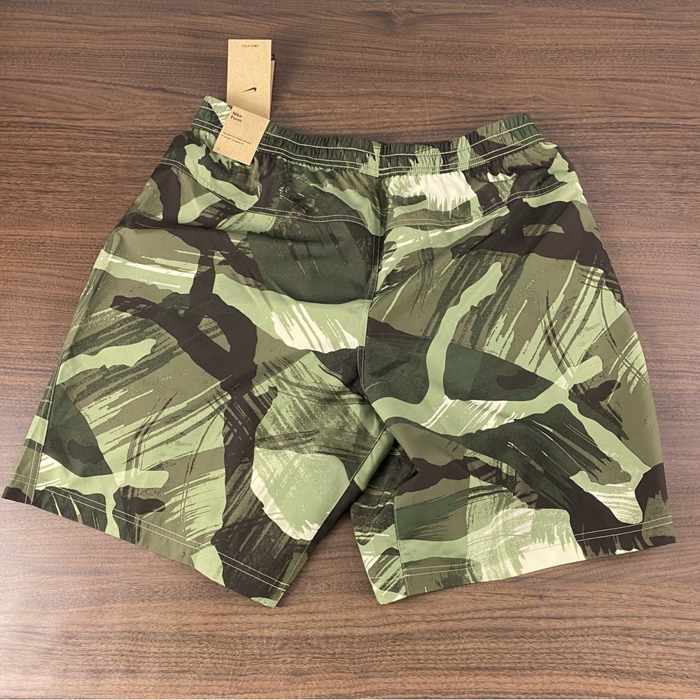 Nike Form 9" Unlined Versatile Shorts Dri-FIT FN3046-386 Oil Green Mens Sz L - Picture 5 of 7